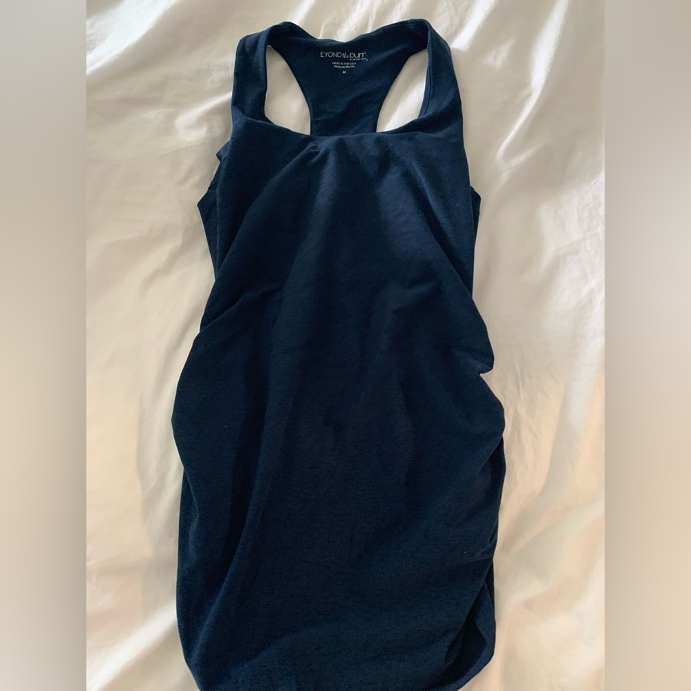 Beyond the Bump Maternity Navy Blue Tank